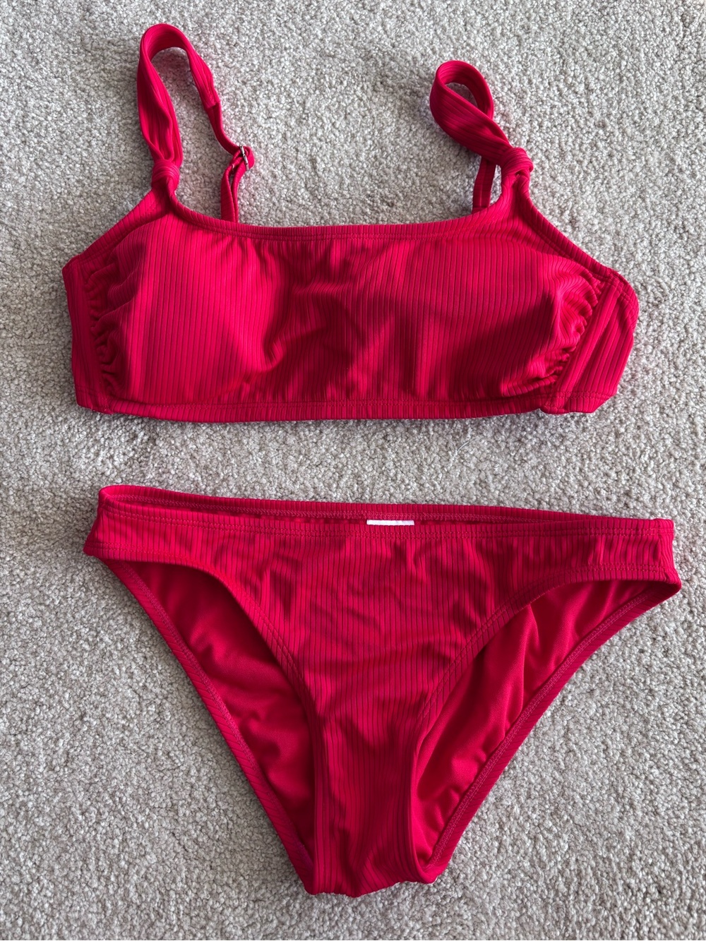 Xhilaration Bright Red Bikini Set